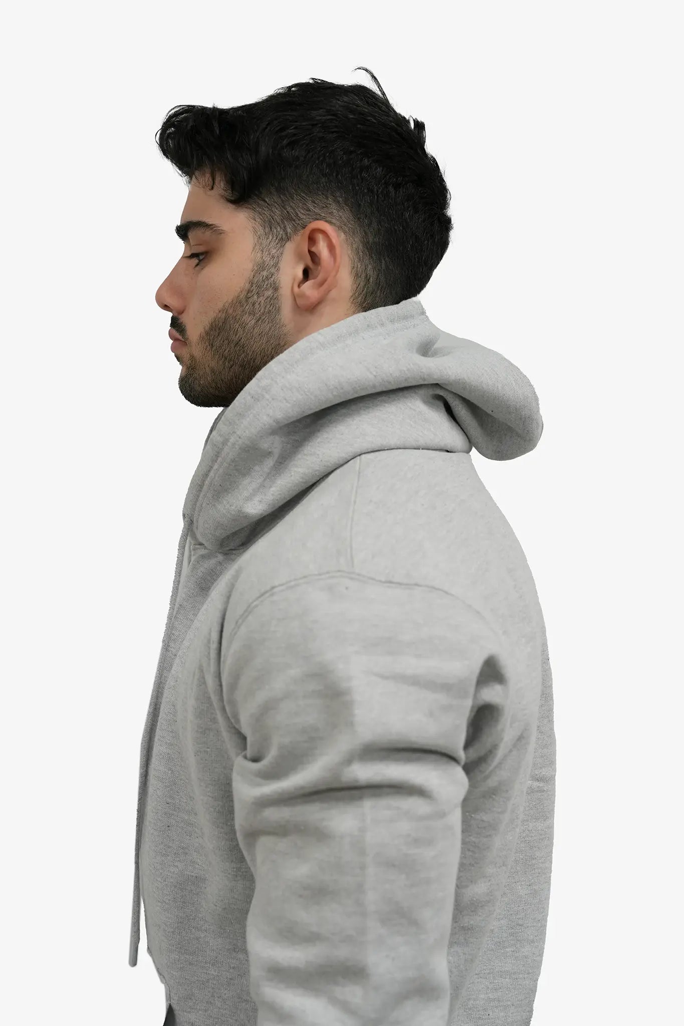 DG Embroidery HOODIE - Grey Marle