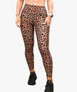 Iconic Series Leopard Skin Leggings - Tan